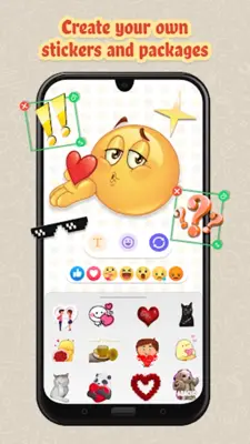 HD Stickers packs for WhatsApp android App screenshot 3