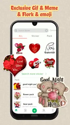 HD Stickers packs for WhatsApp android App screenshot 4